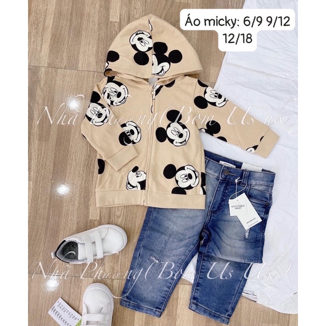 áo khoác nỉ mc nâu