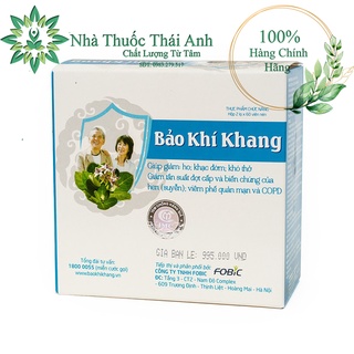 BẢO KHÍ KHANG HỖ TRỢ HỆ HÔ HẤP 2 LỌ 60 VIÊN