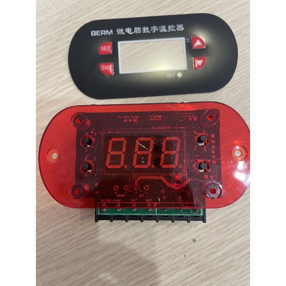 Đồng hồ nhiệt máy ép kính,máy tách kính, bàn cắt nhiệt hãng BERM 3308W, BEM-3308W