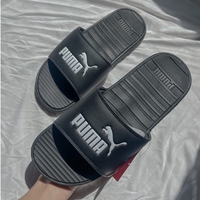 Dép Puma Cool Cat Black White 371023-01