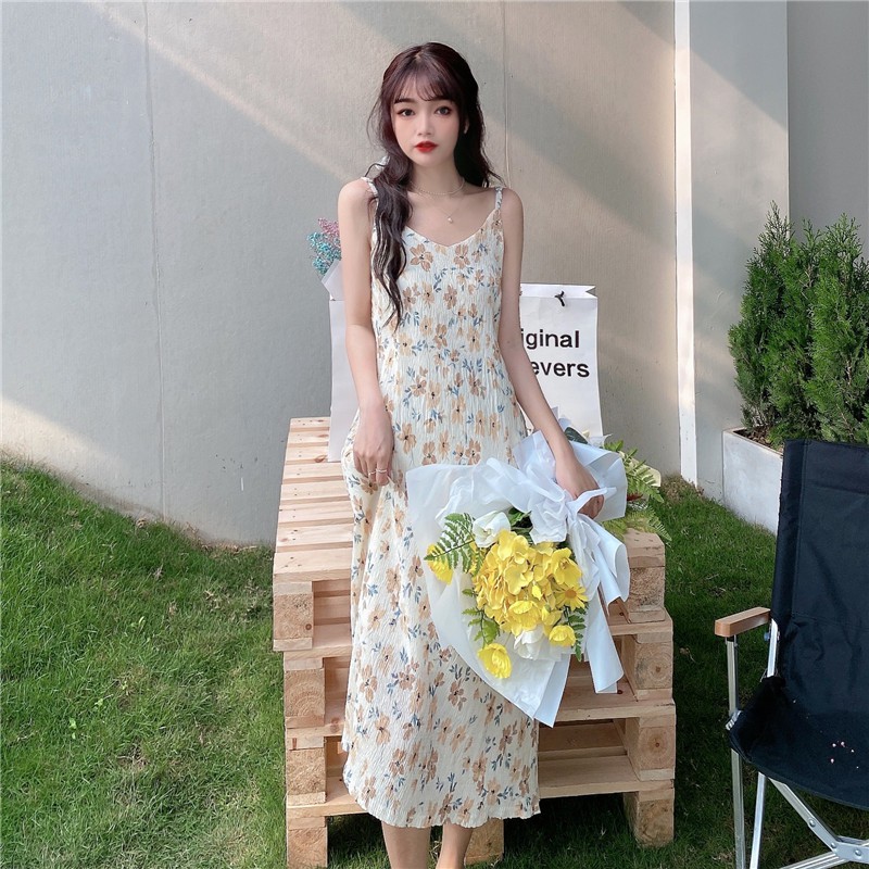 Daisy Dress - Váy 2 dây nhẹ nhàng phong cách Pháp cổ điển ngọt ngào