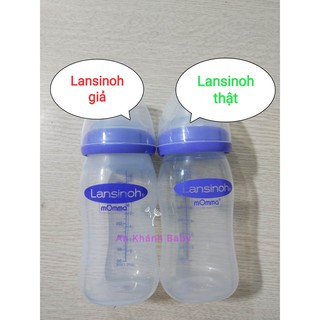 Bình sữa lansinoh momma 160ml - 240ml đủ full size