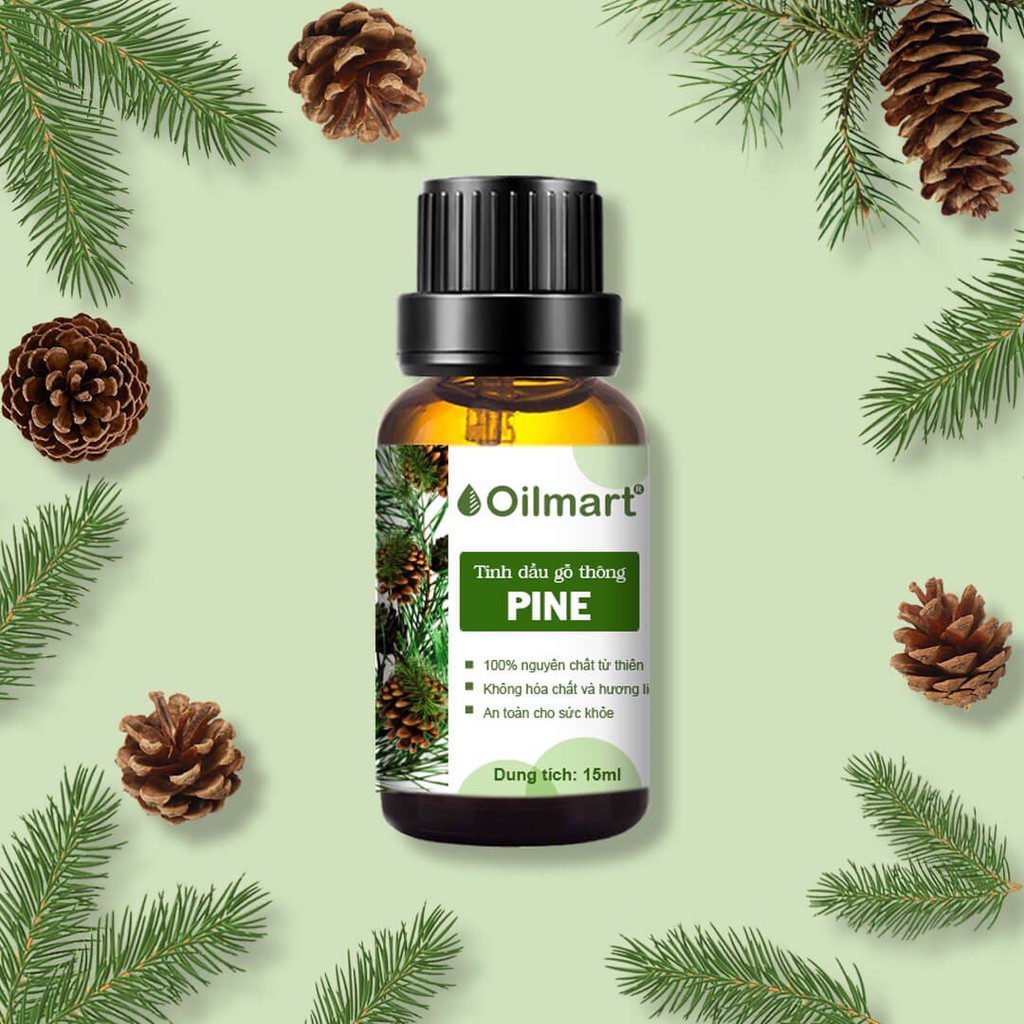 [GIÁ DÙNG THỬ] Tinh Dầu Nguyên Chất Oilmart Essential Oil 15ml - Xông Phòng, Thanh Lọc Không Khí, Đuổi Muỗi, Thư Giản