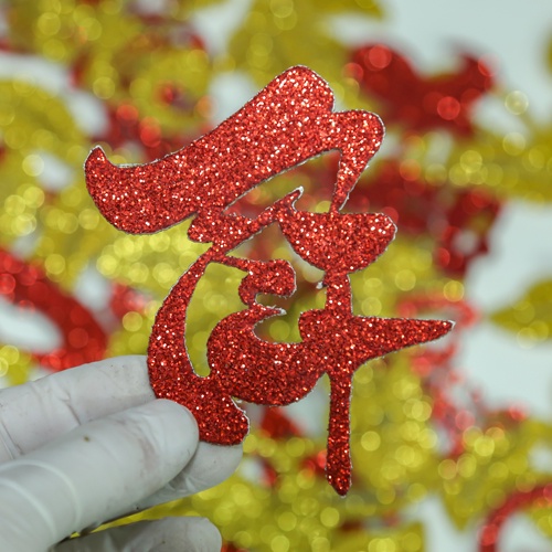 Chữ dán thư pháp kim tuyến -TẾT, XUÂN[Trang trí dưa, dừa bưởi thư pháp ngày tết]ThanghaCalligraphy | BigBuy360 - bigbuy360.vn