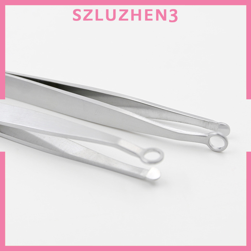 [SmartHome ] Stainless Steel Nose Hair Trimming Tweezers Safe Trimmer Round Tip Design