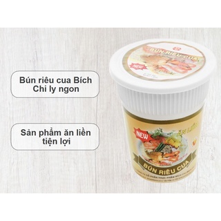 Thùng 24 ly Bún riêu cua Bích Chi (50g/ly)
