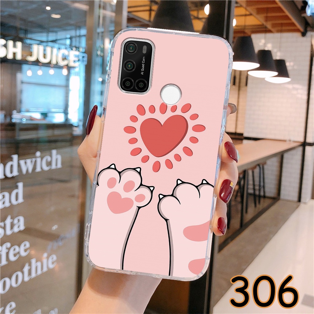 Ốp Lưng Vsmart Joy 4 - Joy 3 - Joy 2 Plus - Joy 1 in hình Cat&amp;Bear đáng yêu - Chất liệu Silicon siêu bền, bảo vệ máy