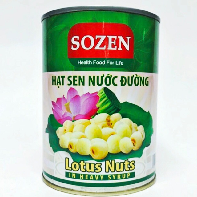 Hạt sen đóng hộp Sozen 560gr