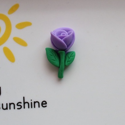 Set 10 Hoa Hồng 3D Phụ Kiện Dùng Để Trang Trí Điện Thoại / Xe Hơi