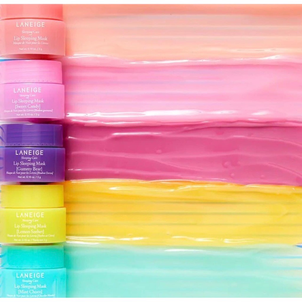 Set Limited mặt nạ ngủ môi Laneige 5 mùi