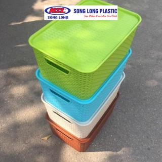 Giỏ Đựng Đồ có nắp Song Long