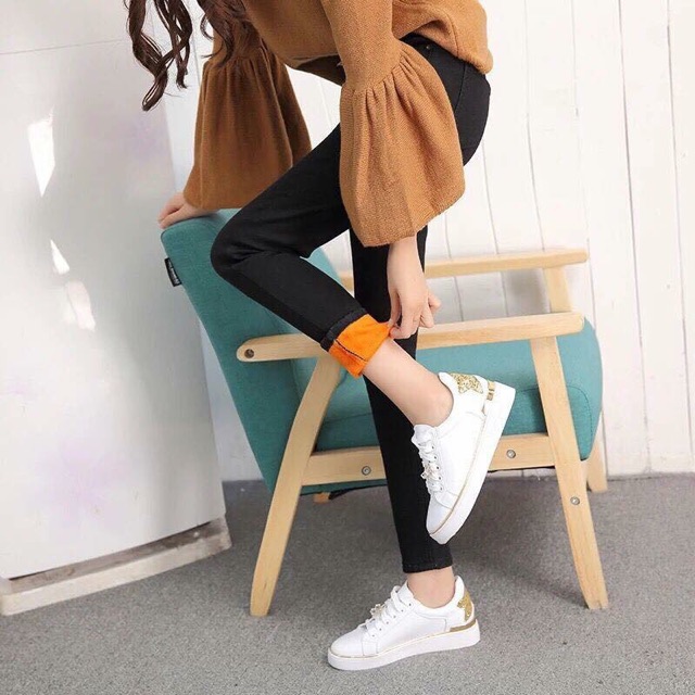 [Có sẵn] Quần bò quần jean nữ lót lông cực ấm cho mùa đông 2020 | BigBuy360 - bigbuy360.vn
