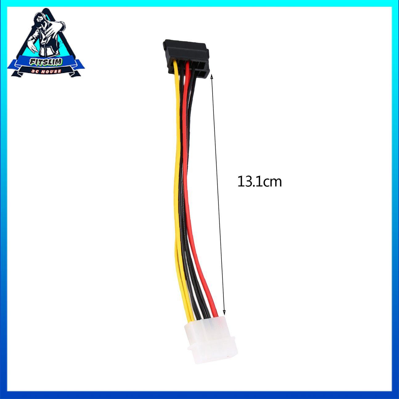 POWER Cáp Chia 4 Pin Ide Molex Sang 2x15 Pin Serial Ata Sata Hdd