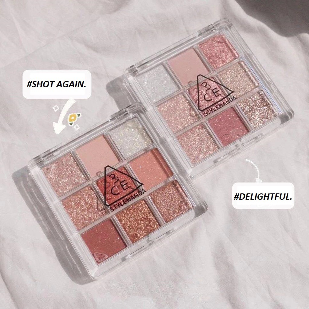 [HOT] ✨Phấn Mắt 3CE Multi Eye Color Palette Clear Layer Edition 8.2g✨