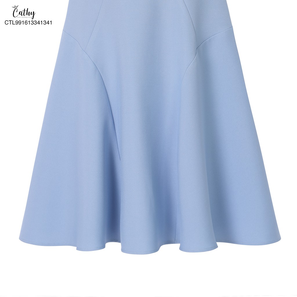 Đầm xoè Cathy Clans đắp mảnh thêu bướm | BigBuy360 - bigbuy360.vn
