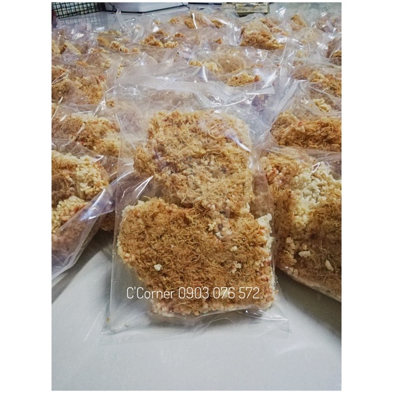 CƠM CHÁY CHÀ BÔNG NHÀ LÀM - HỔNG NGON HỔNG LẤY XIỀN