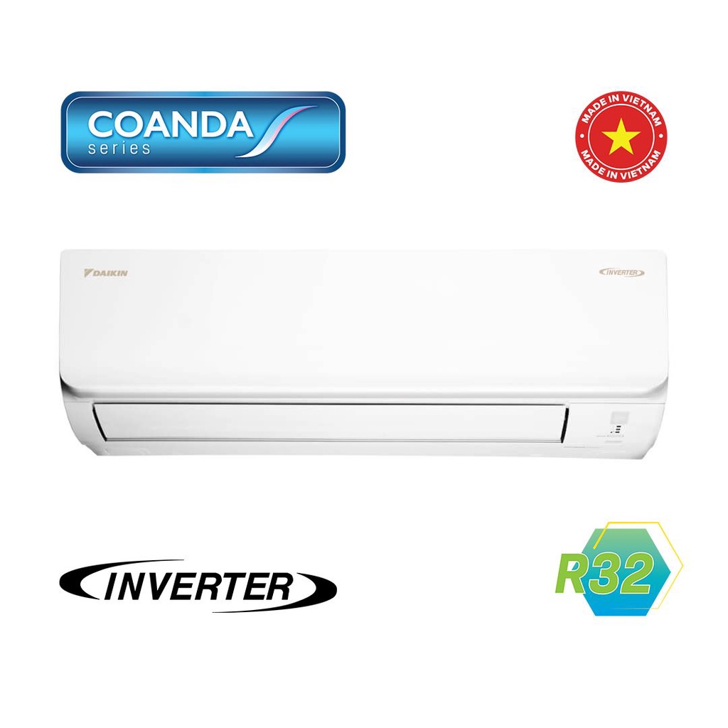 Điều hòa Daikin 1 chiều  Inverter R32 Tiêu chuẩn FTKB25WAVMV/RKB25WAVMV