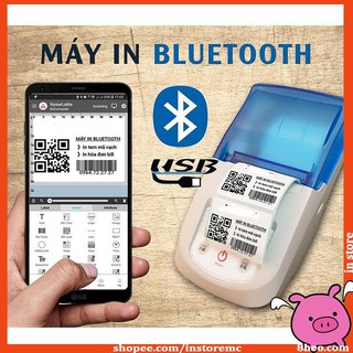 ivn047 Máy In Tem & Hóa Đơn Bluetooth NyearLabel