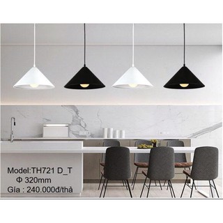 Đèn thả trang trí chao nhôm TH721 phi 32