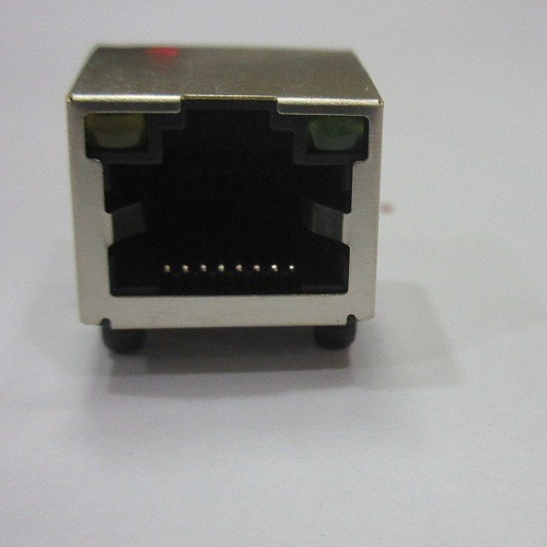 2 Đầu Cổng RJ45 Đơn Cái  8 Chân (Có Đèn)