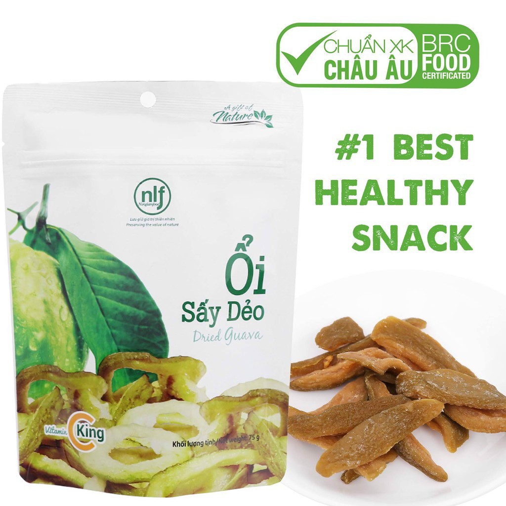 [Mã BMBAU50 giảm 7% đơn 99K] 10 Túi Ổi sấy dẻo Nonglamfood 75g | Healthy Snack | Ăn vặt văn phòng | Ăn vặt xế chiều