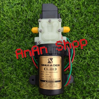 Máy bơm mini 12v sinleader tưới cây, tăng áp, phun sương ...