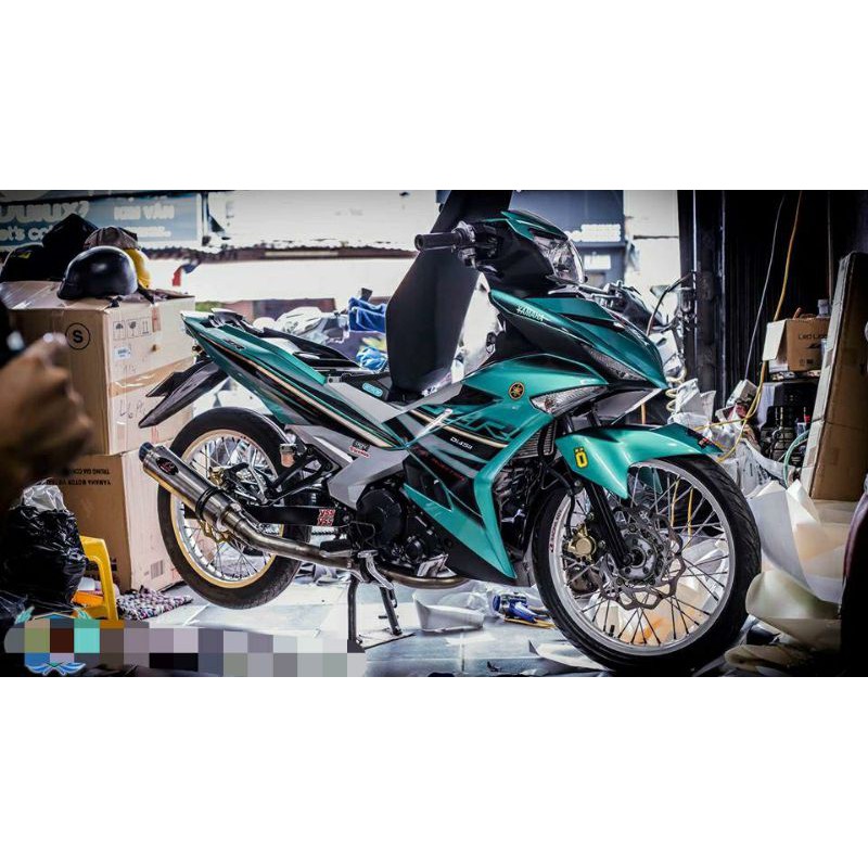 TEM RỜI EXCITER 150 XANH - DECALRUBY