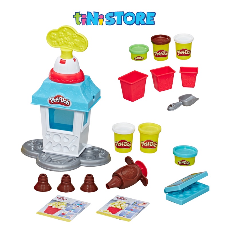 [Mã BMLTA50 giảm 10% đơn 99K] Bộ đồ chơi đất nặn Play-Doh máy làm bắp rang bơ E5110