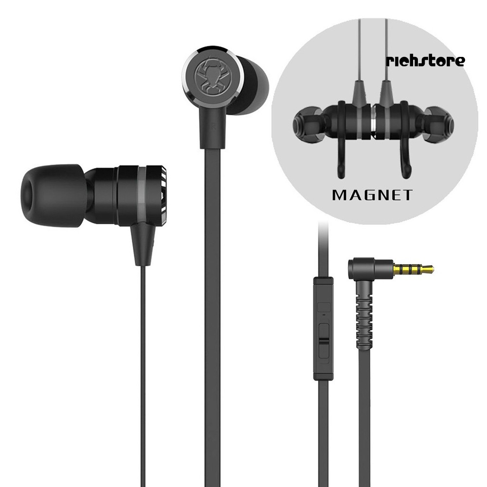 EJ_PLEXTONE G20 In-ear Earphone Wired Magnetic PC Phone Gaming Headset with Mic