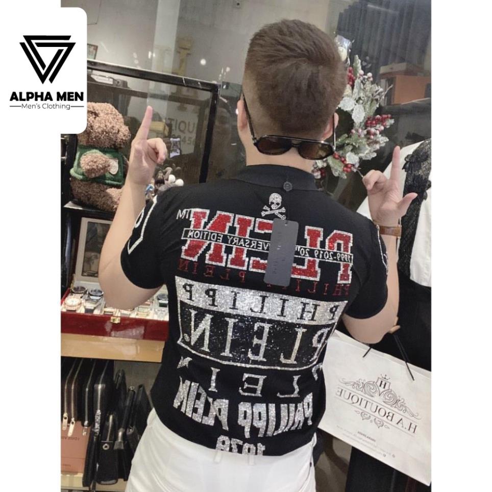 ⭐️HÀNG CAO CẤP⭐️Áo POLO Nam Cao Cấp Vải Thun Mát Lạnh Mùa Hè - Áo Thun Nam Có Cổ In Hình Đính Đá Siêu Chất M6330 | BigBuy360 - bigbuy360.vn