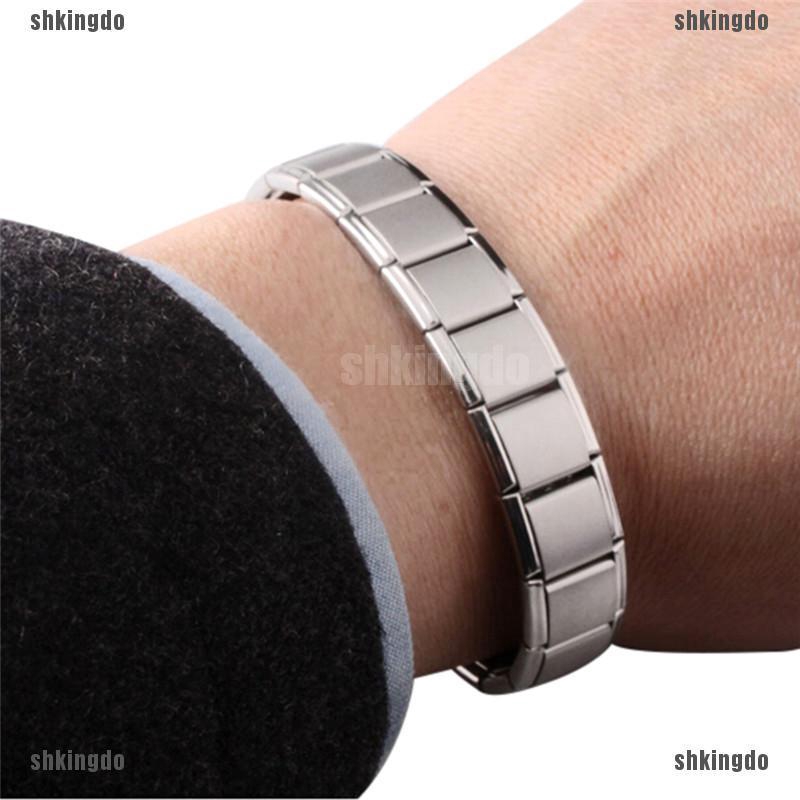 THINH Vòng tay nam châm phong thủy Germanium thời trang cho sức khỏe