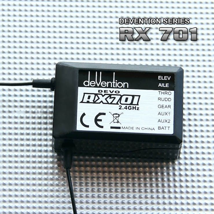 Bộ nhận tín hiệu rx701 2.4GHz 7 kênh RX devo 7 / 8 / 10 / 12