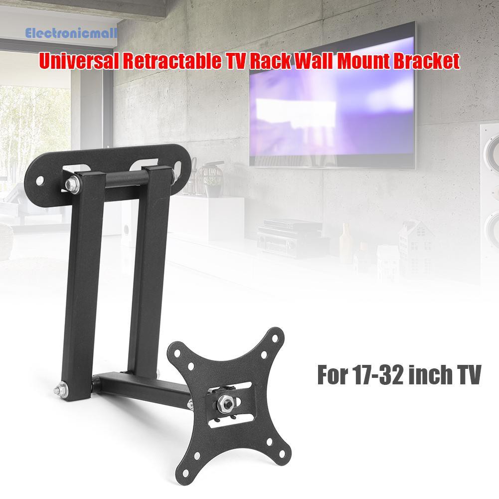 Set Giá Đỡ Tv Gắn Tường Có Thể Thu Gọn 17-32 Inch Lcd Và Phụ Kiện