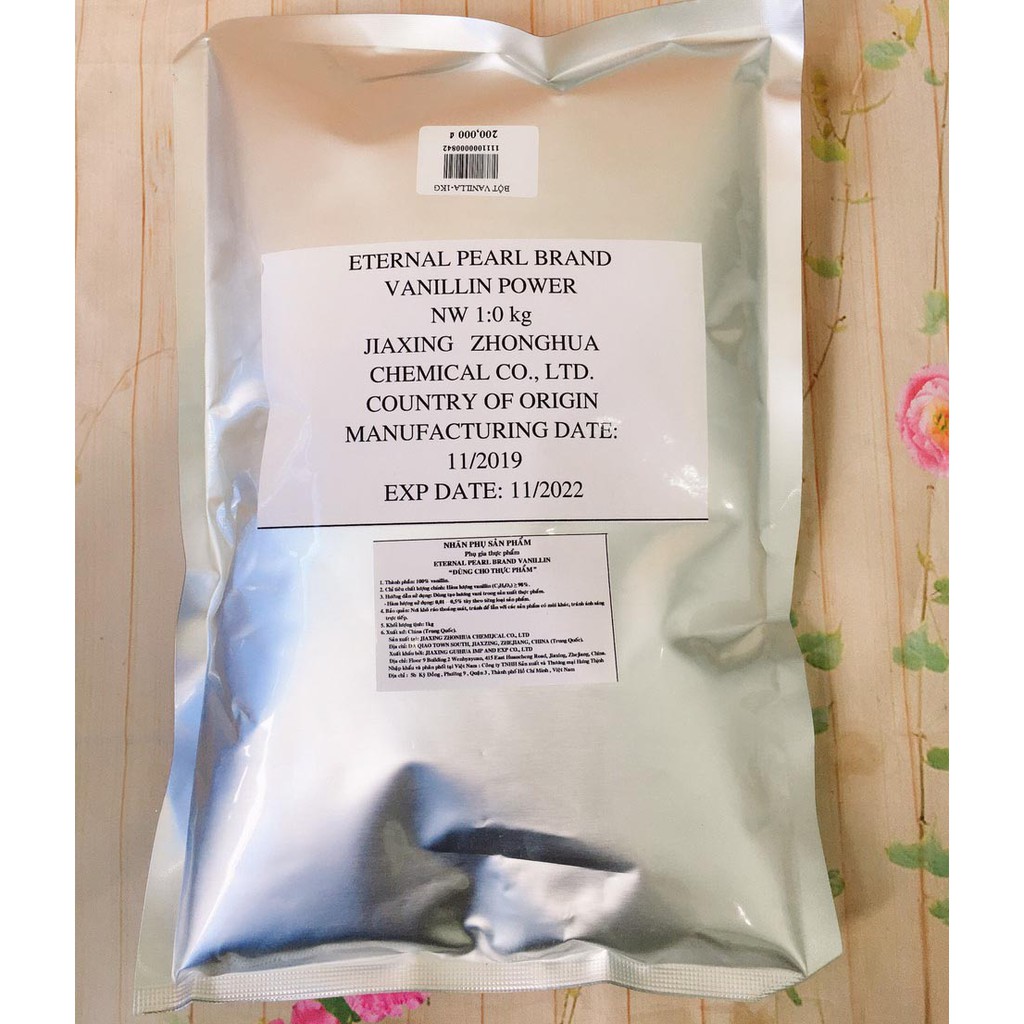 Bột Vanila 1kg dùng tạo mùi trong làm bánh ngọt và các loại bánh kem