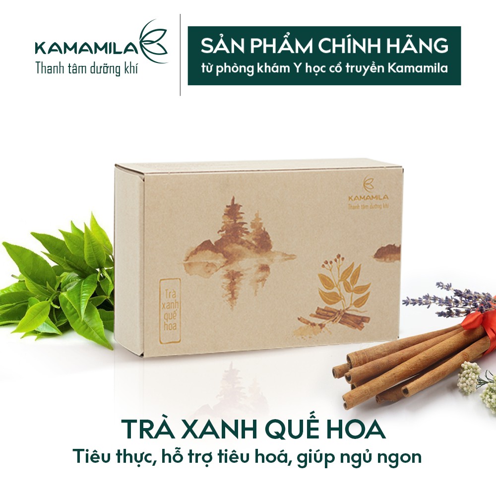 Trà Dưỡng Nhan Kamamila - Hỗ trợ thanh nhiệt, sáng mắt đẹp dạ Gồm 5 vị trà hoa Chuẩn Công Thức Đông Y - Hộp 20 gói