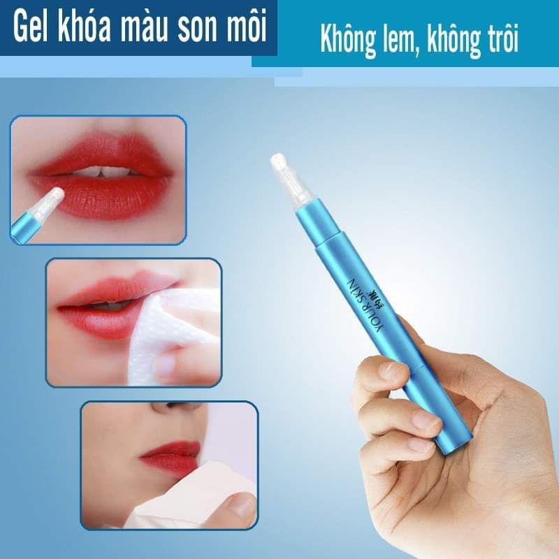 Gel khóa màu son môi hàng nội địa trung, giữ và bền màu 24h