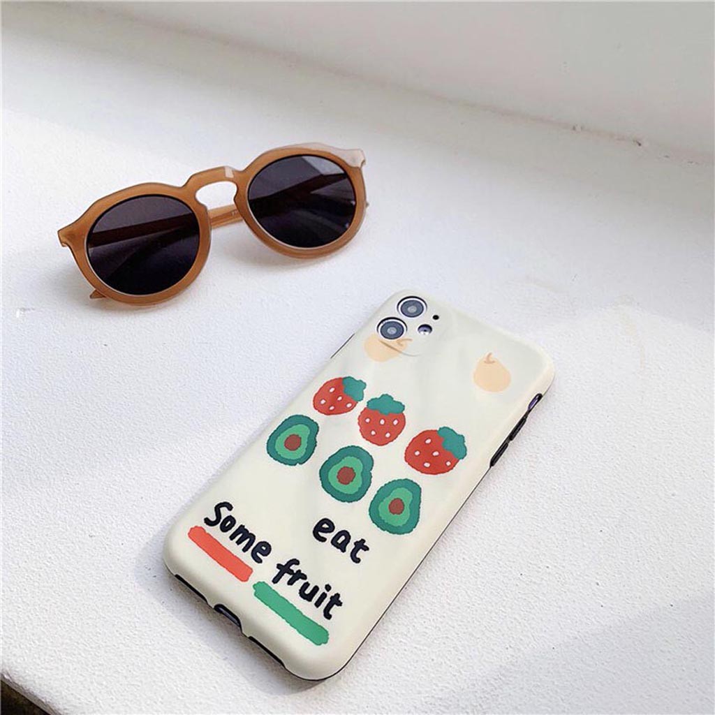 Ốp Lưng Iphone Cao Cấp Full Viền Eat Some Fruit Dành Cho Tất Cả Dòng Iphone từ 6 đến 11promax | BigBuy360 - bigbuy360.vn