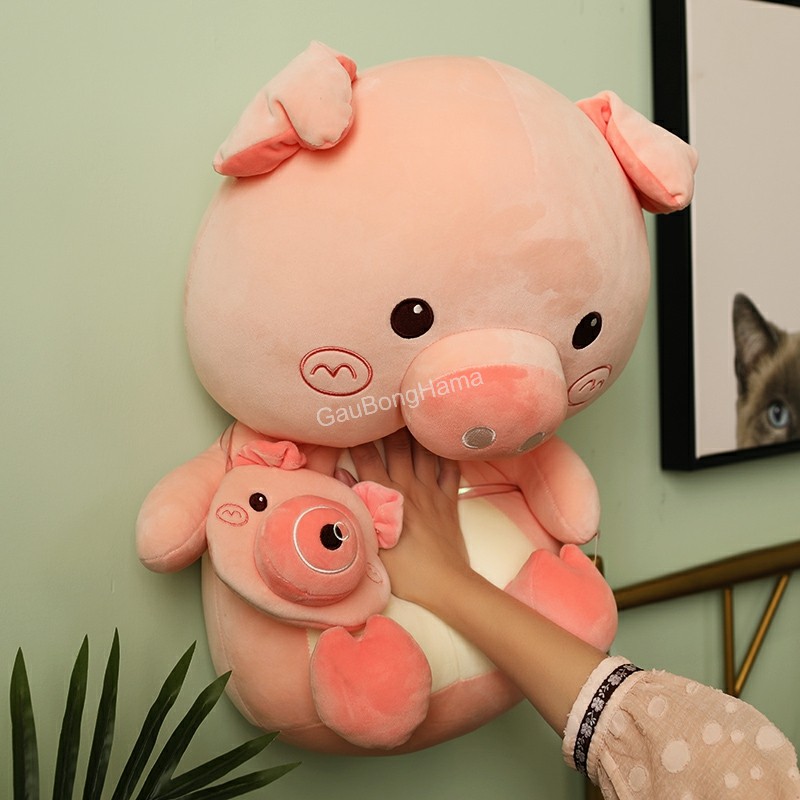 gấu bông  Heo Túi Đeo Chéo đáng yêu  gấu bông Qùa Tặng cao cấp Gấu Bông Hama