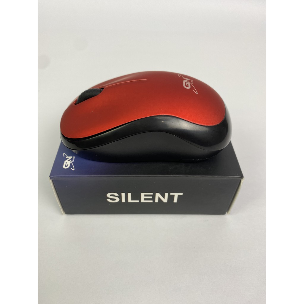 Chuột không dây Gnet Silent M220 Red chính hãng Gnet dành cho PC Gaming bảo hành 12 tháng