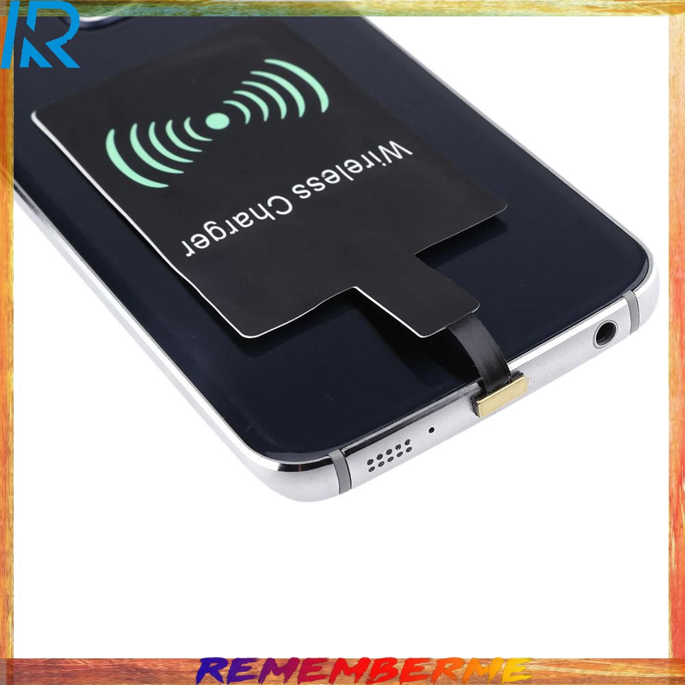 【Rememberme】Micro USB Qi Wireless Charger Receiver Adapter Receptor Coil to Android