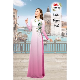 Vải áo dài in 3D 4035