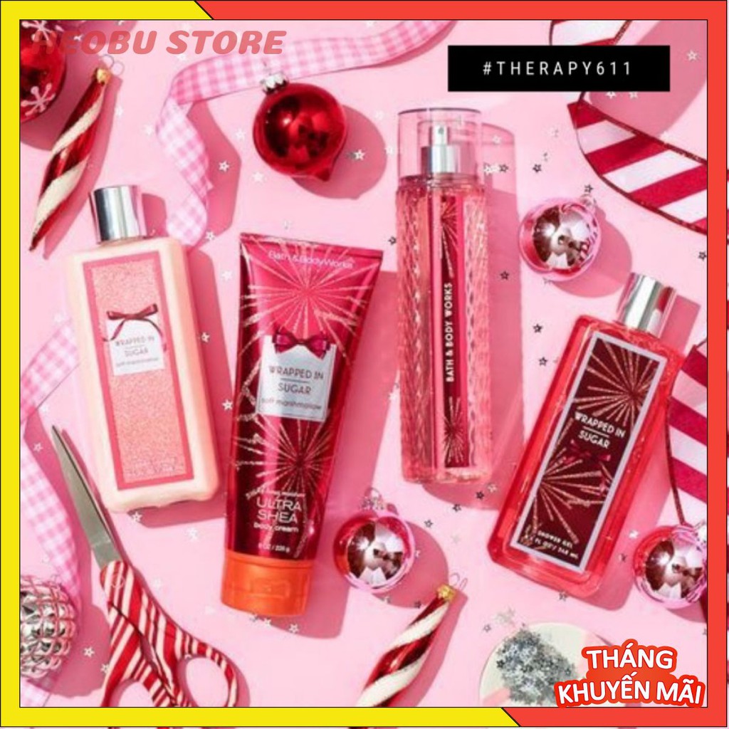 🐷 Xịt thơm 𝘽𝙖𝙩𝙝&𝘽𝙤𝙙𝙮𝙒𝙤𝙧𝙠𝙨 𝗪𝗥𝗔𝗣𝗣𝗘𝗗 𝗜𝗡 𝗦𝗨𝗚𝗔𝗥 mẫu xài thử 10ml #heobu