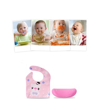 Yếm máng hoạt hình cho bé
