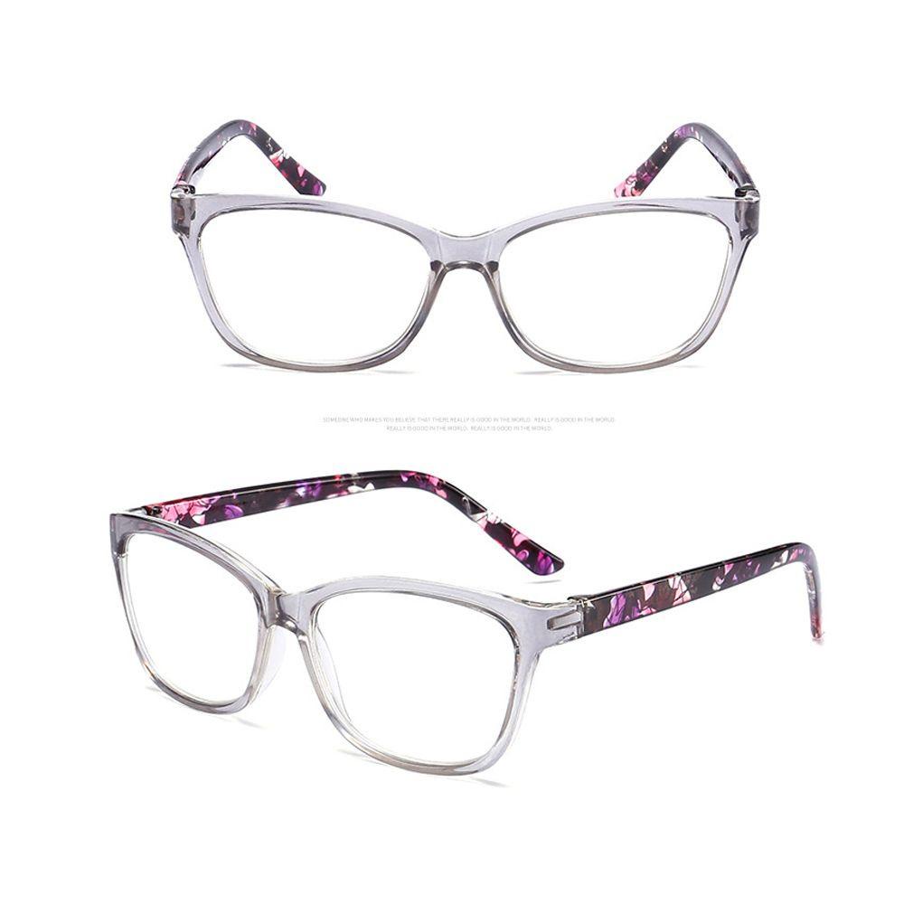 Kính Đọc Sách Bằng Nhựa PC Siêu Nhẹ Họa Tiết Hoa Xinh Xắn