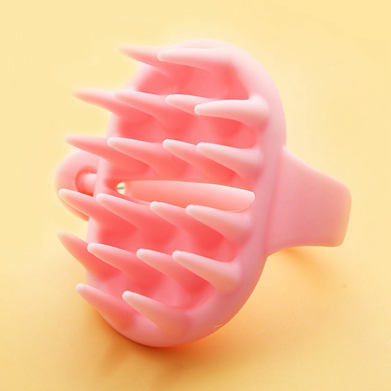 Bàn chải Silicon massage gội đầu tiện lợi chất lượng cao