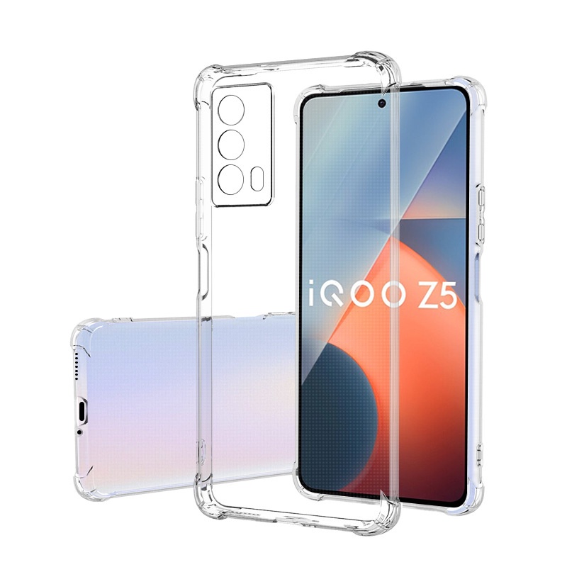 Ốp Điện Thoại Mềm Trong Suốt Chống Sốc Cho VIVO iQOO U3 U5 Z5 VIVO iQOO 5 8 9 Pro Neo 5