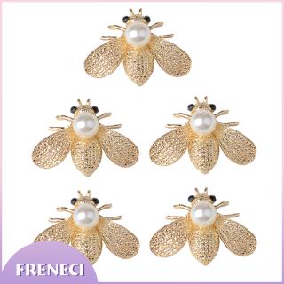 5 Miếng Hình Ong Hợp Kim Flatback Nút Thêu Sò Trang Sức Làm Phát Hiện Vàng 40mm