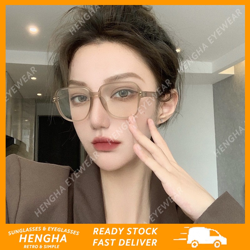 Mắt Kính Gọng Vuông Chống Tia Bức Xạ Thời Trang Hàn Quốc