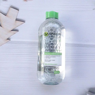 Nước tẩy trang Garnier Micellar cleansing water 400ml Đức