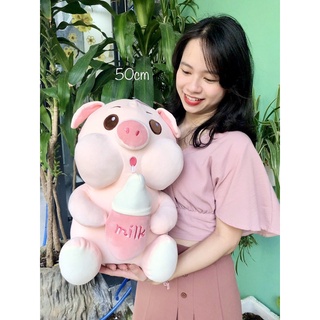 Heo ôm bình sữa cao cấp - đủ size